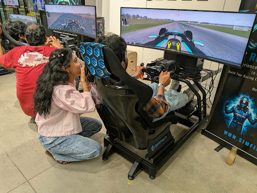 Four simulators, one leaderboard: Christmas Carnival at T-Works